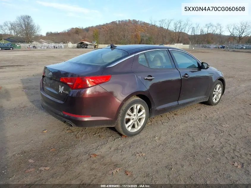 5XXGN4A70CG060608 2012 Kia Optima Ex