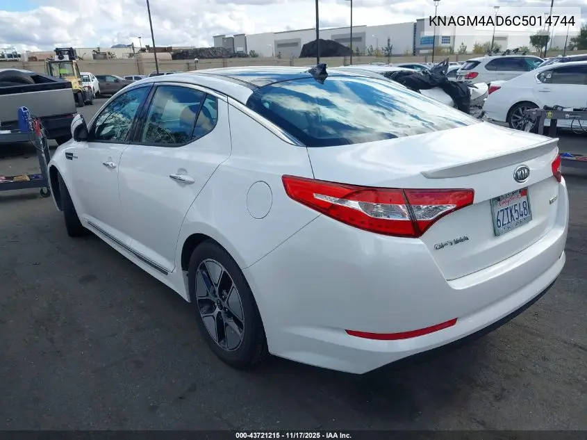 KNAGM4AD6C5014744 2012 Kia Optima Hybrid Ex
