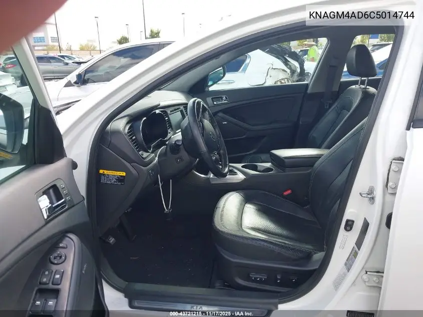 KNAGM4AD6C5014744 2012 Kia Optima Hybrid Ex