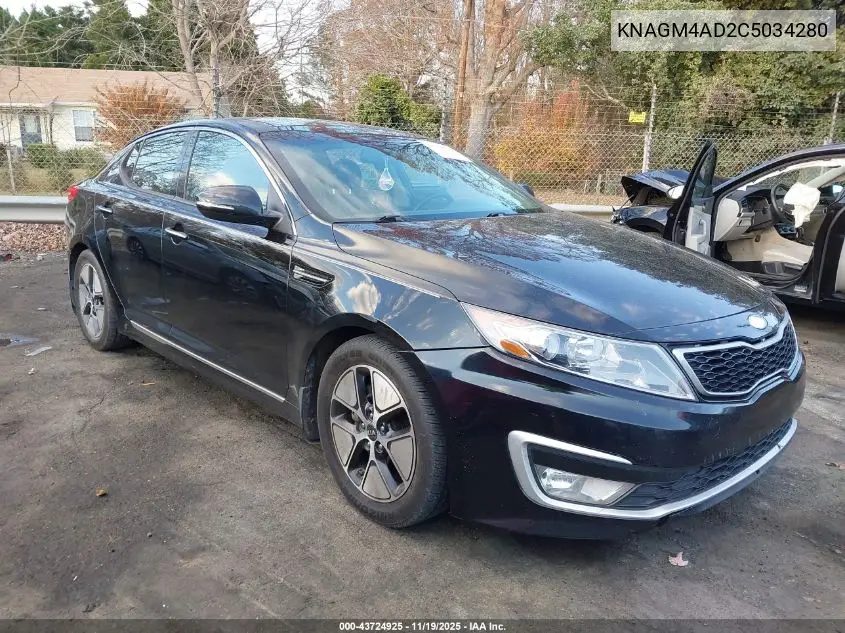 KNAGM4AD2C5034280 2012 Kia Optima Hybrid Ex