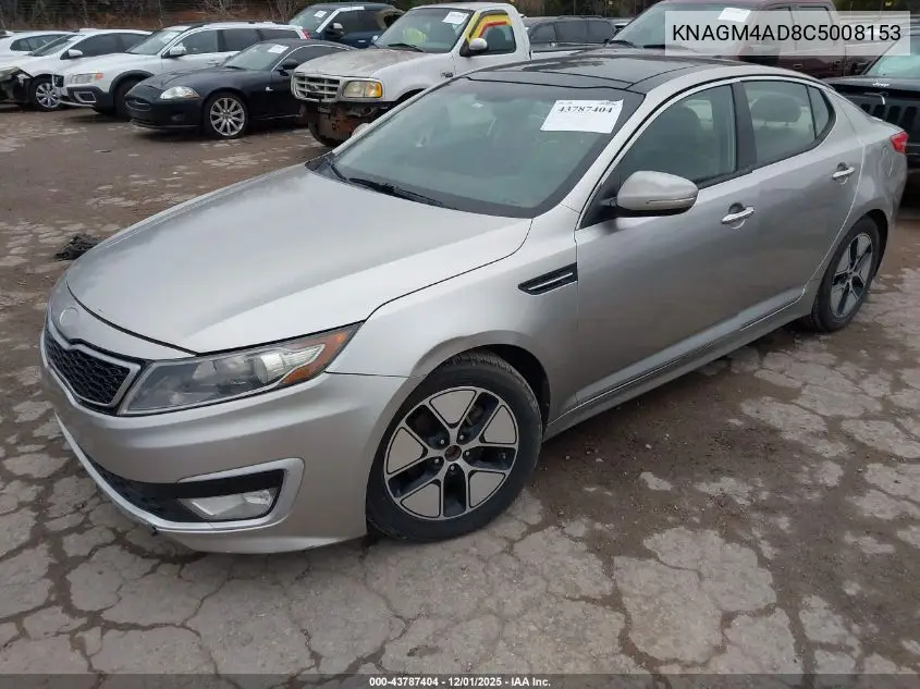 KNAGM4AD8C5008153 2012 Kia Optima Hybrid Ex
