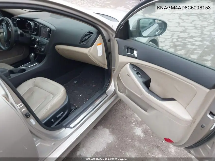 KNAGM4AD8C5008153 2012 Kia Optima Hybrid Ex