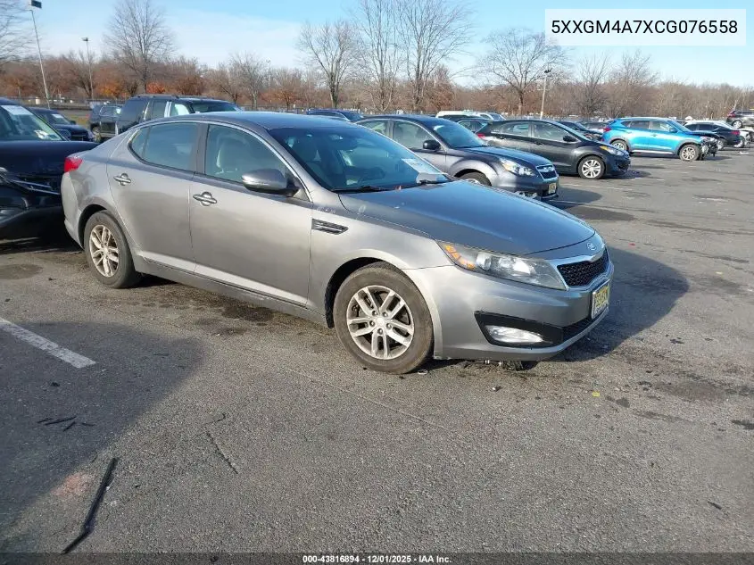 5XXGM4A7XCG076558 2012 Kia Optima Lx