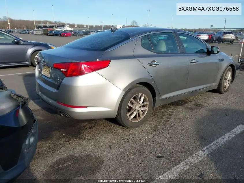5XXGM4A7XCG076558 2012 Kia Optima Lx