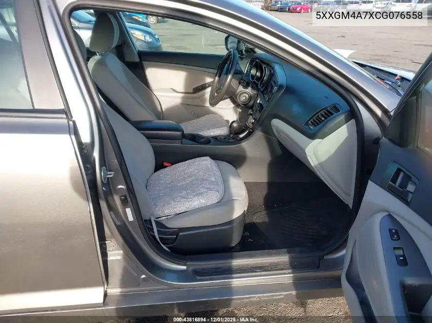 5XXGM4A7XCG076558 2012 Kia Optima Lx
