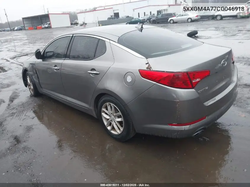 5XXGM4A77CG046918 2012 Kia Optima Lx