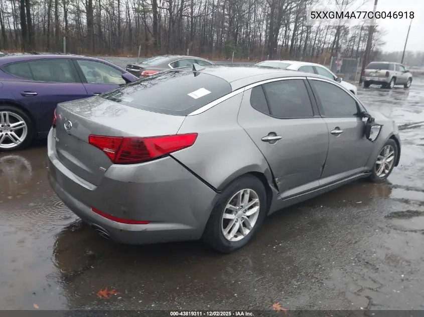 5XXGM4A77CG046918 2012 Kia Optima Lx