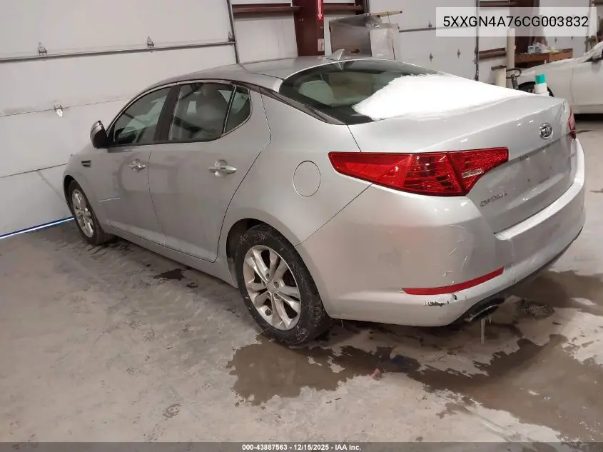 5XXGN4A76CG003832 2012 Kia Optima Ex