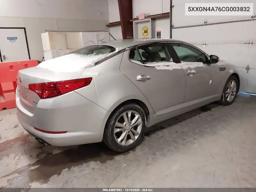5XXGN4A76CG003832 2012 Kia Optima Ex