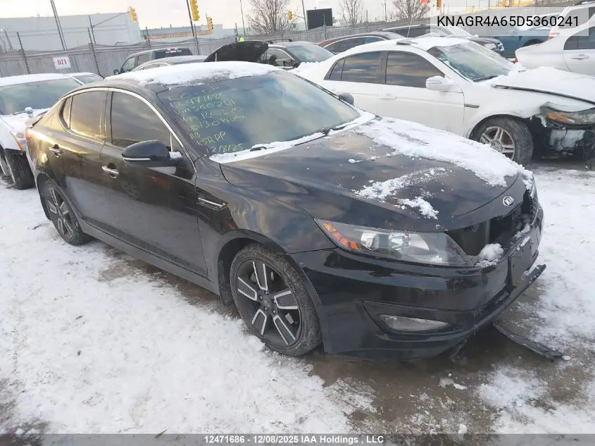 KNAGR4A65D5360241 2013 Kia Optima Sx