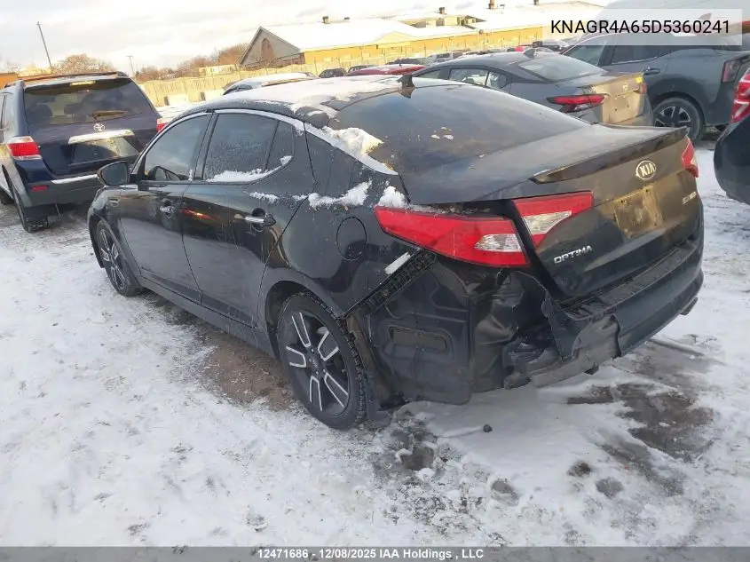 KNAGR4A65D5360241 2013 Kia Optima Sx