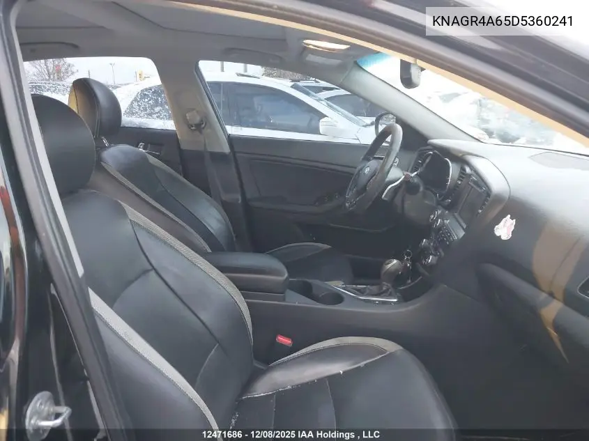 KNAGR4A65D5360241 2013 Kia Optima Sx