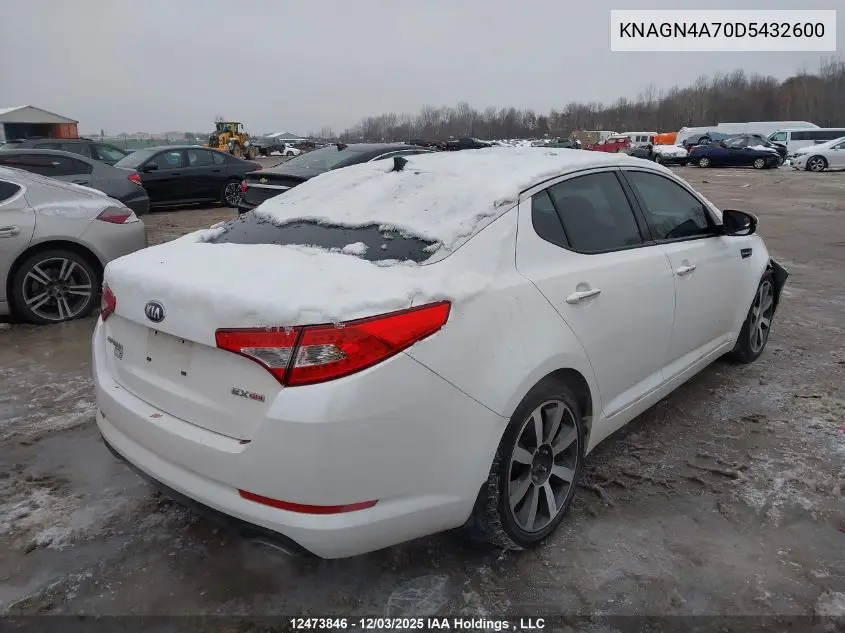 KNAGN4A70D5432600 2013 Kia Optima Ex/Ex Luxury/Ex+