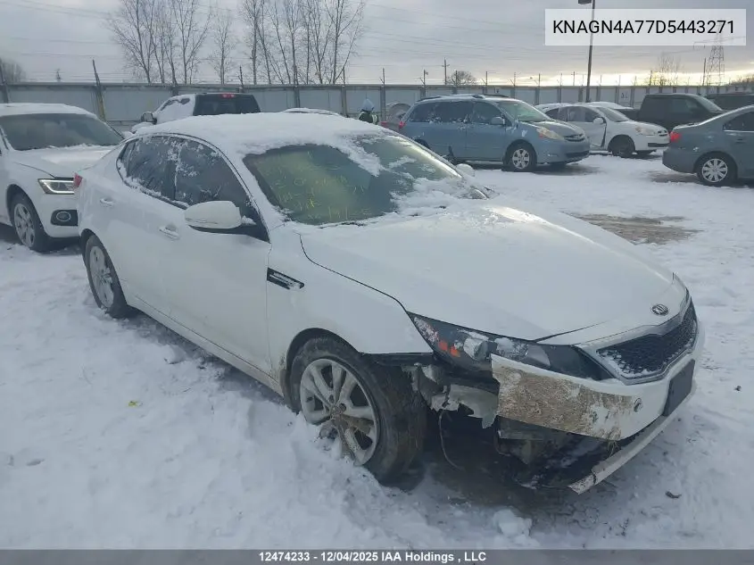 KNAGN4A77D5443271 2013 Kia Optima Ex/Ex Luxury/Ex+