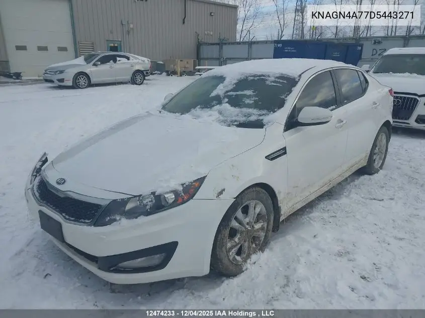 KNAGN4A77D5443271 2013 Kia Optima Ex/Ex Luxury/Ex+