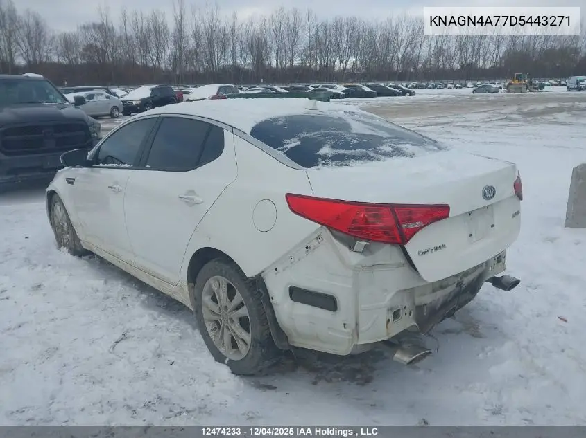 KNAGN4A77D5443271 2013 Kia Optima Ex/Ex Luxury/Ex+