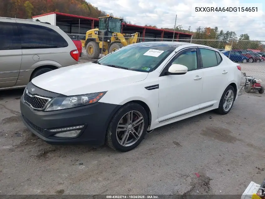 5XXGR4A64DG154651 2013 Kia Optima Sx