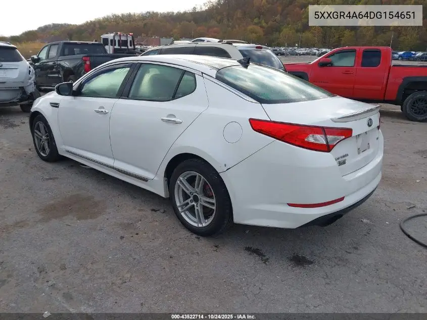 5XXGR4A64DG154651 2013 Kia Optima Sx