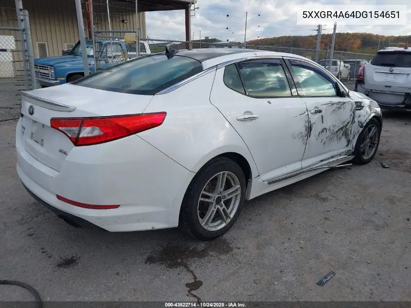 5XXGR4A64DG154651 2013 Kia Optima Sx