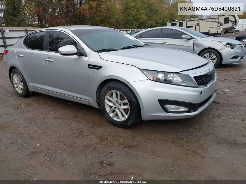 KNAGM4A76D5400821 2013 Kia Optima Lx