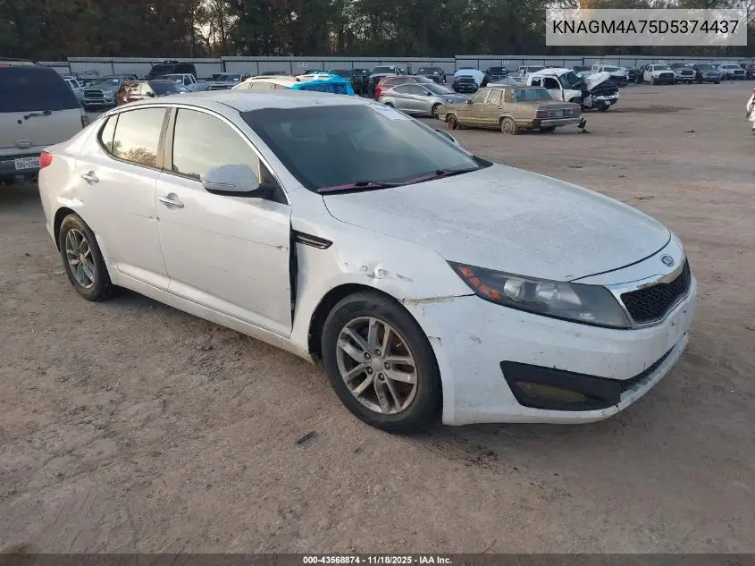 KNAGM4A75D5374437 2013 Kia Optima Lx