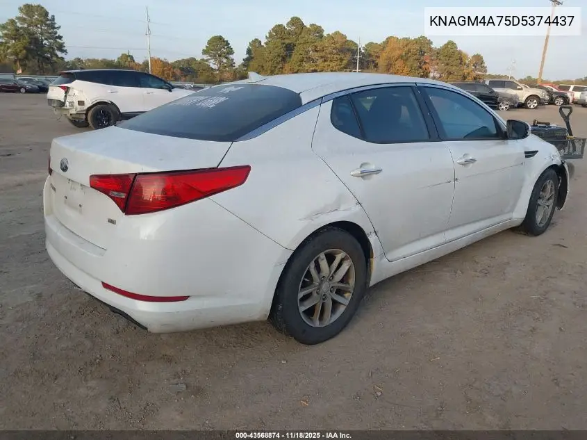 KNAGM4A75D5374437 2013 Kia Optima Lx