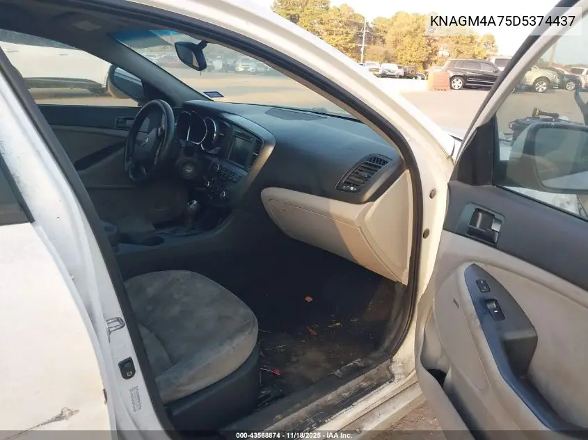 KNAGM4A75D5374437 2013 Kia Optima Lx