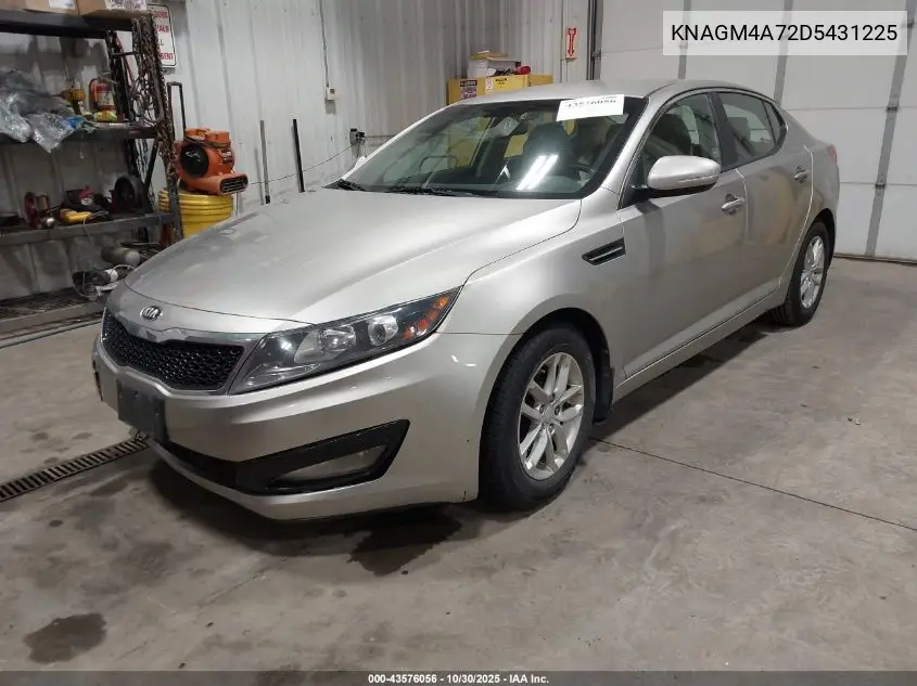 KNAGM4A72D5431225 2013 Kia Optima Lx