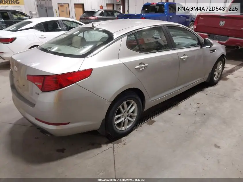 KNAGM4A72D5431225 2013 Kia Optima Lx