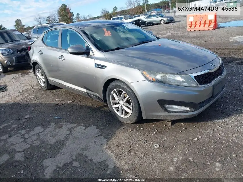 5XXGM4A74DG145536 2013 Kia Optima Lx