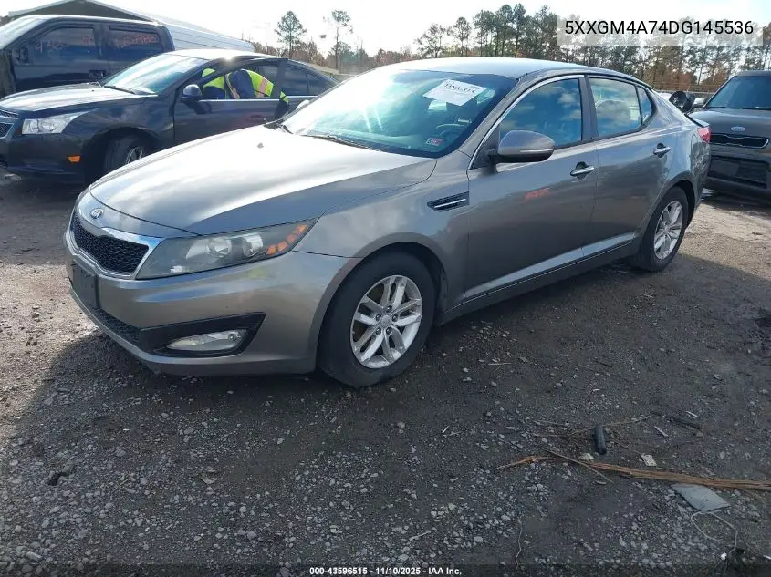 5XXGM4A74DG145536 2013 Kia Optima Lx