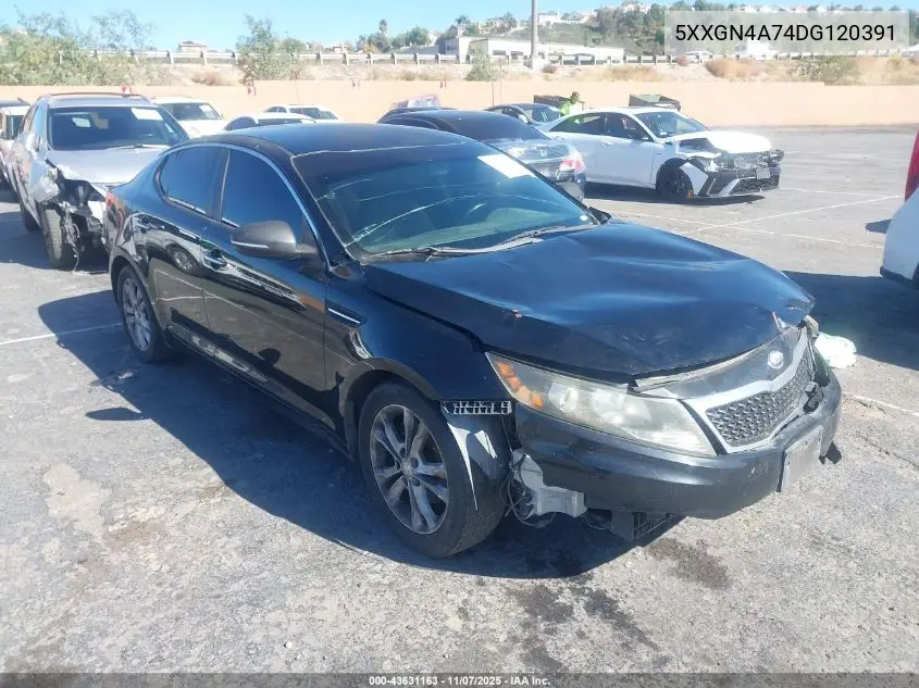 5XXGN4A74DG120391 2013 Kia Optima Ex