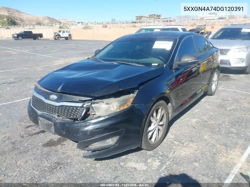 5XXGN4A74DG120391 2013 Kia Optima Ex