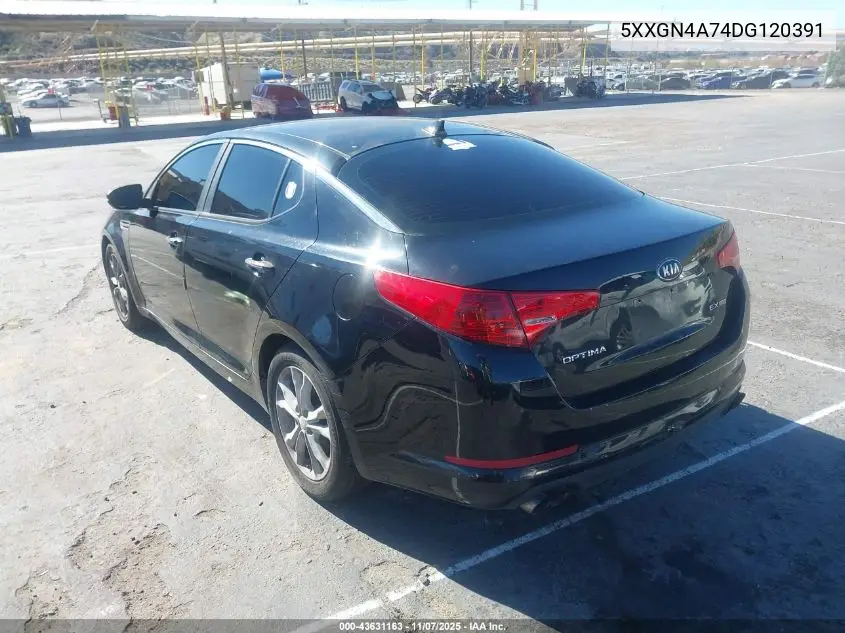 5XXGN4A74DG120391 2013 Kia Optima Ex