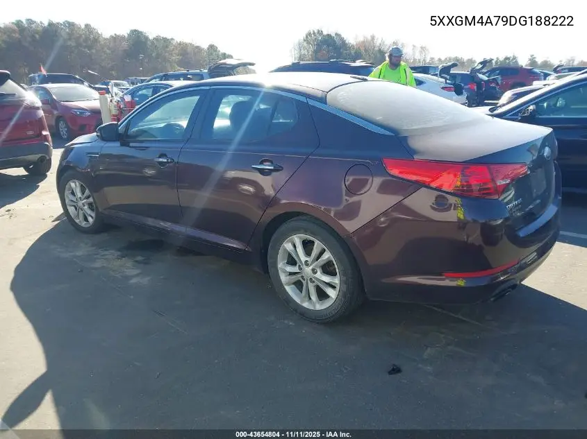 5XXGM4A79DG188222 2013 Kia Optima Lx
