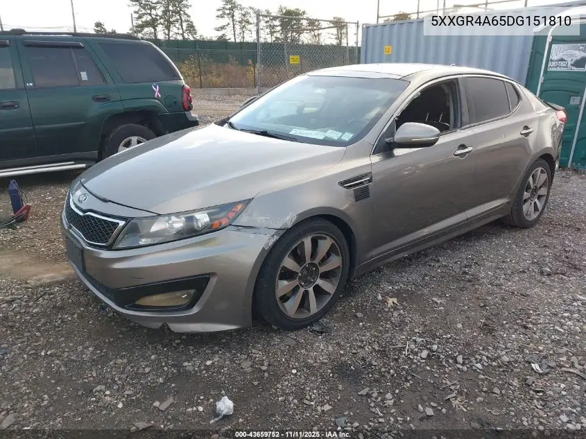 5XXGR4A65DG151810 2013 Kia Optima Sx