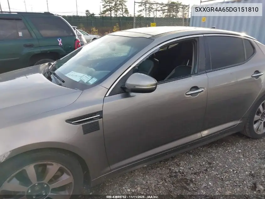 5XXGR4A65DG151810 2013 Kia Optima Sx