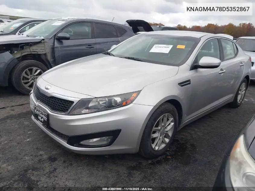 KNAGM4A78D5352867 2013 Kia Optima Lx