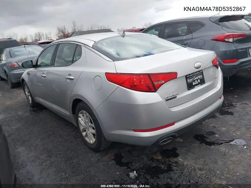 KNAGM4A78D5352867 2013 Kia Optima Lx
