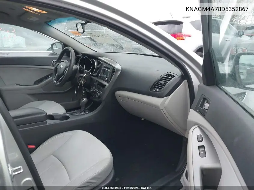 KNAGM4A78D5352867 2013 Kia Optima Lx