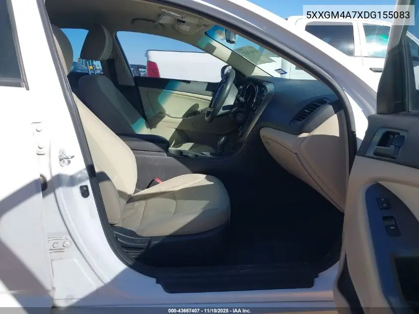 5XXGM4A7XDG155083 2013 Kia Optima Lx