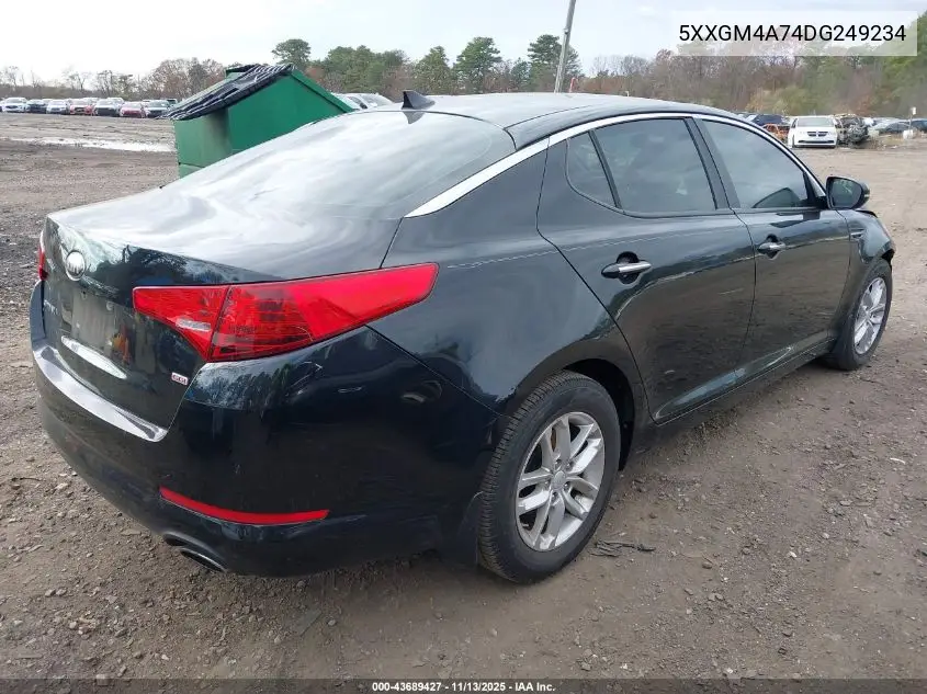 5XXGM4A74DG249234 2013 Kia Optima Lx