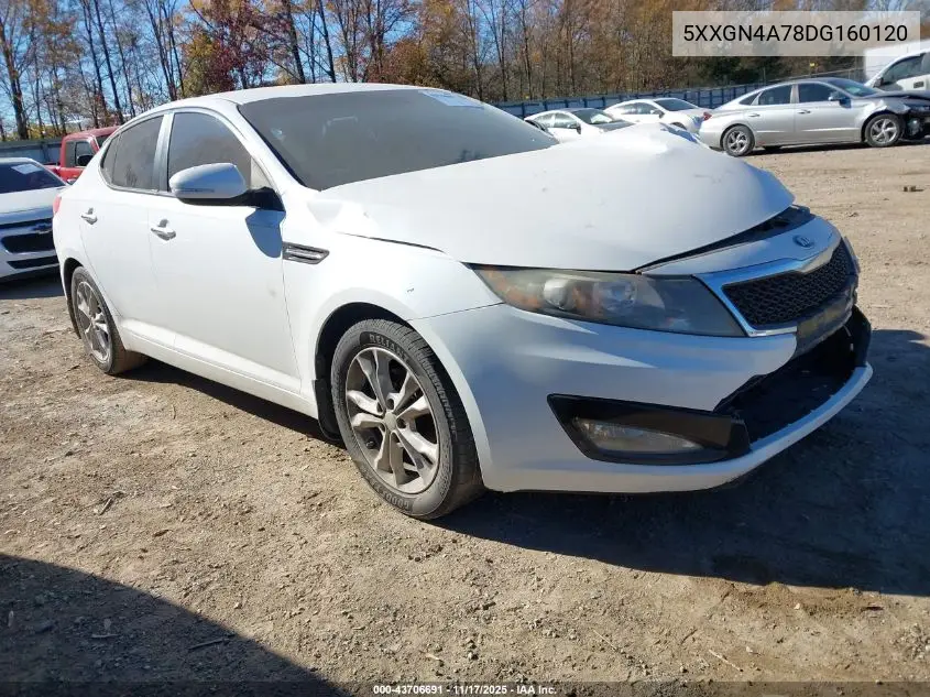 5XXGN4A78DG160120 2013 Kia Optima Ex