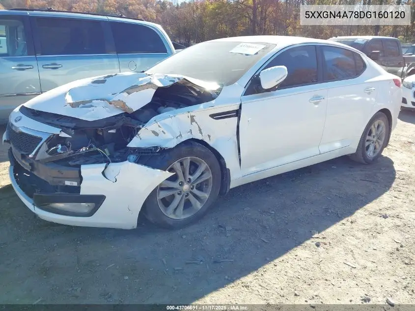 5XXGN4A78DG160120 2013 Kia Optima Ex