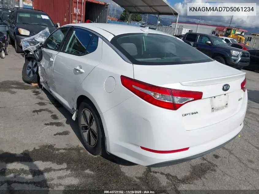 KNAGM4AD7D5061234 2013 Kia Optima Hybrid Lx