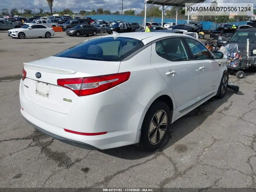 KNAGM4AD7D5061234 2013 Kia Optima Hybrid Lx