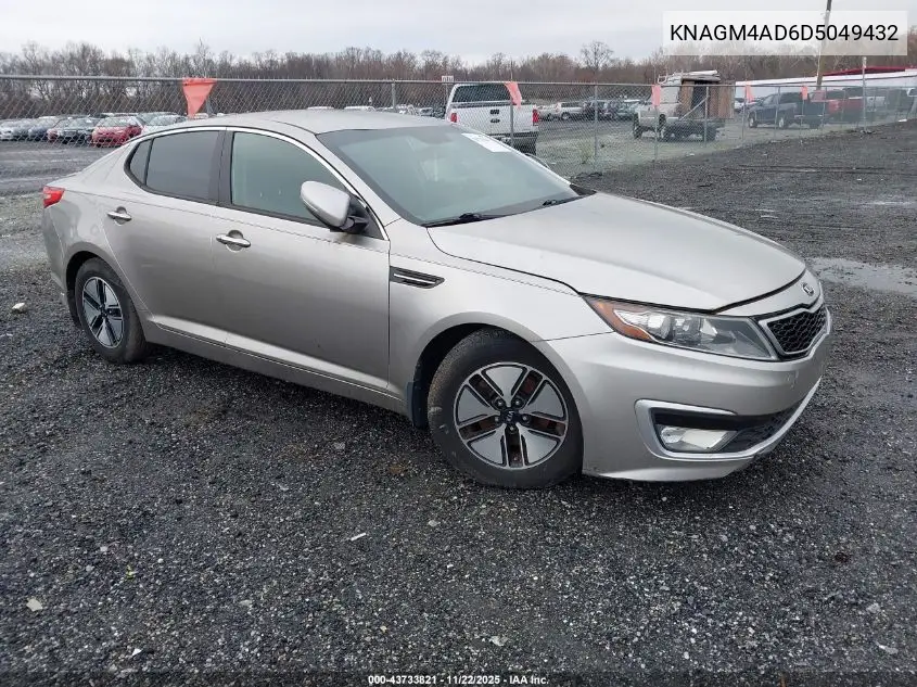 KNAGM4AD6D5049432 2013 Kia Optima Hybrid Lx