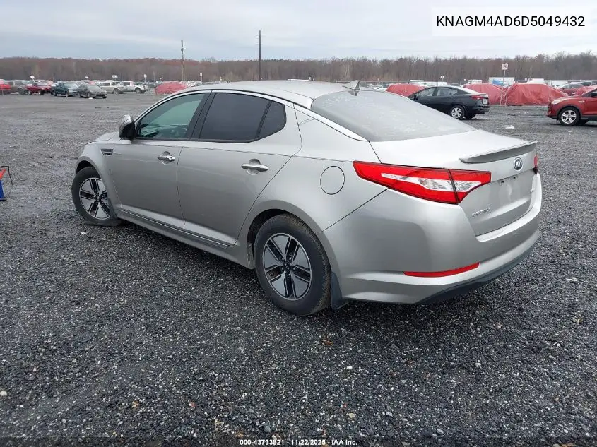 KNAGM4AD6D5049432 2013 Kia Optima Hybrid Lx