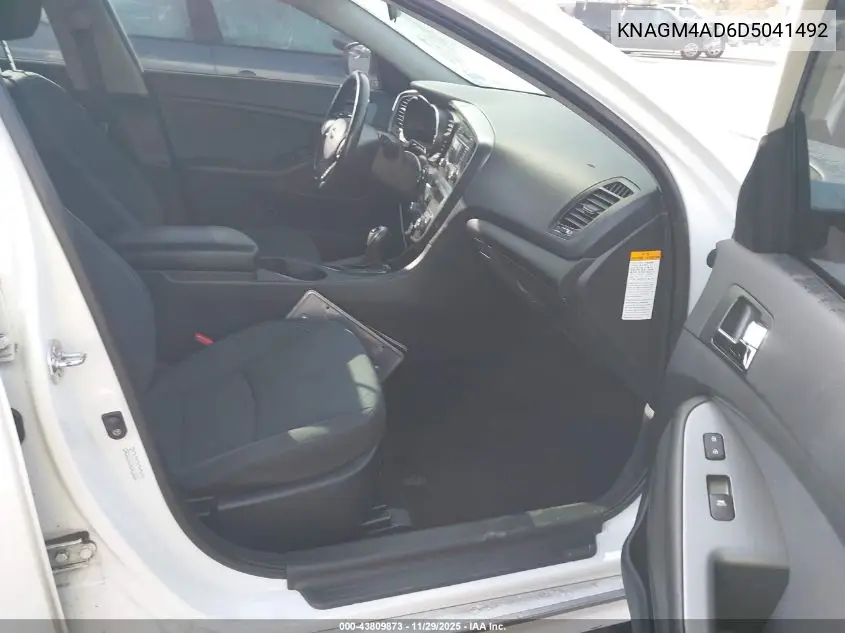KNAGM4AD6D5041492 2013 Kia Optima Hybrid Lx