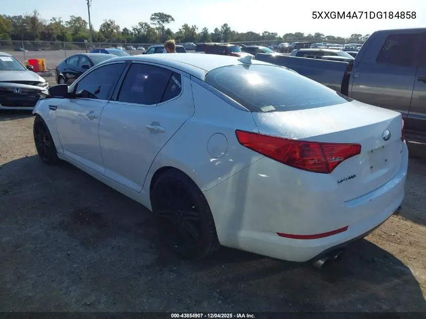 5XXGM4A71DG184858 2013 Kia Optima Lx